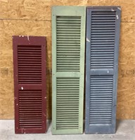 3-Plastic shutters-14 x 43 & 14 x 55
2-have