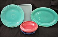 6- CERAMIC PLATES *PLATTERS*TUPPERWARE