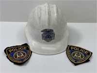 Santa Fe Police Hard Hat, Patches