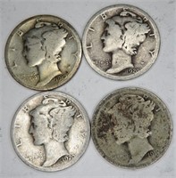 1919-20s-20-19s-Better Date Mercury Dimes