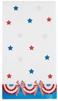 Patriotic 2ply 16ct Star & Bow Napkins NEW