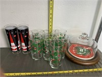 Christmas Glassware lot