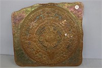 Copper Aztec Calendar