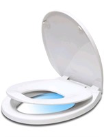 Round Toilet Seat with Built in Potty