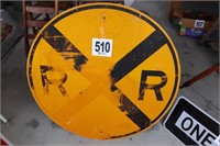 36" Rail Road Sign