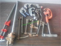 Assorted Pipe Cutters/Clamps