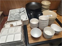 Qty Dudson, Casa Domani Porcelain Plates, Bowls