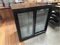 Polar Glass Fronted 2 Door Display Refrigerator