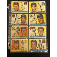 (16) 1955 Topps Baseball Cards