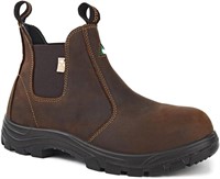 KPR Men's Steel Toe Leather Work Safety Boots 5925