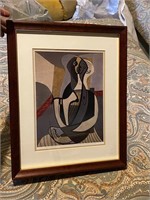 Picasso SEATED WOMAN Framed Print