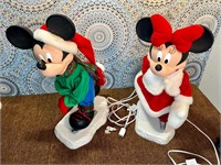 Santa's Best Animated Mickey & Minnie Figures