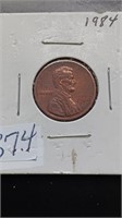 Uncirculated 1984 Lincoln Penny