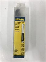 (2x) New Irwin 13/16" Silver and Deming Drill Bit