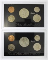 1993,94 Proof Sets w/Boxes