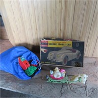 Vintage Zak Sak, Pull Toy, Car