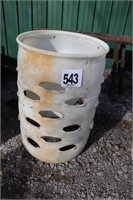 55 Gallon Plastic Planter Barrel