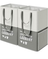 ($36) SONGMICS Laundry Baskets, Laundry Hamper