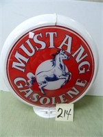 Mustang Gasoline Plastic Frame Glass Inserts Gas -