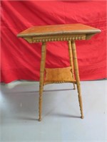 Antique End Table 17x17x30