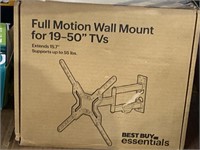 BEST BUY ESSENTIAL FULL MOTION WALL MOUNT RET. $40