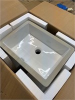 20-In X 14-In Porcelain Vanity Sink White Ret $100