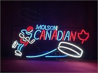 Authentic Molson Canadian Neon Sign - 37.5" x 16"