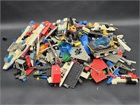 Loose Legos Pieces + Space Vehicle, Ship, etc