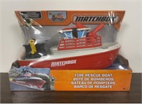 NIB MATCHBOX FIRE RESCUE BOAT