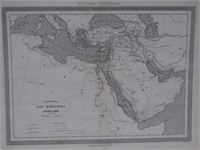 Antique Map : Northern Africa & Arabia - 1854