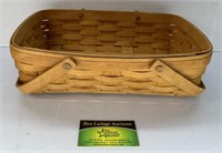 Longaberger Wide basket with Twin Handles