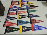 Miniature NHL Banners