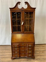 Jasper Drop Front Secretary w/Hutch Topper