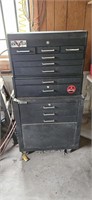 3 Piece Rolling Tool Box & Contents