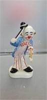 Vintage 6 inch homco porcelain clown figurine