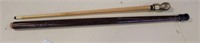 ORIENTAL CARVED POOL STICK WALKING CANE