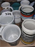 COFFEE CUPS- BUDWEISER STEIN- OLDER PIRATES