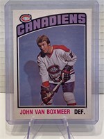 John Van Boxmeer 1976/77 Card NRMINT +