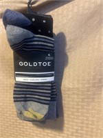 New Goldtoe men’s 3 pairs soft dress socks 6-12.5