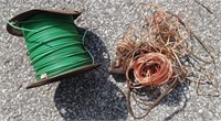 Copper Wire Including Nearly Full Spool Of