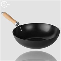 Tru-Craft Non-Stick Carbon Steel Wok - 12"