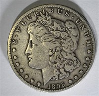 1895-S MORGAN DOLLAR VF FEW SCRATCHES