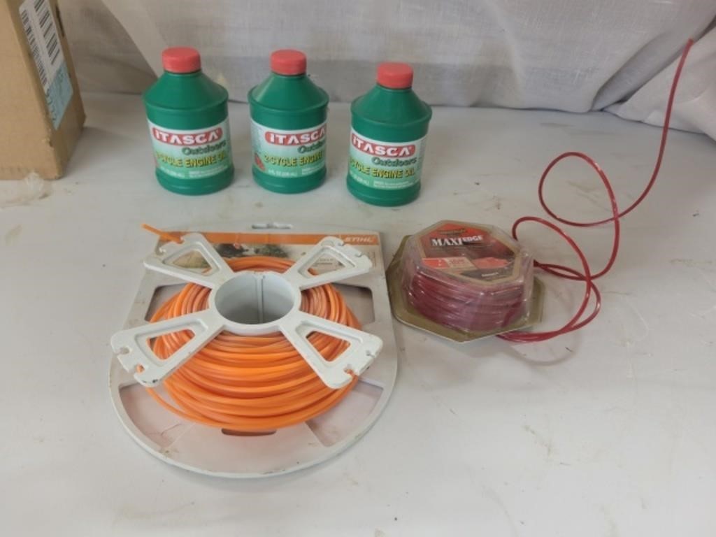 2 Cycle Oil & Trimmer String