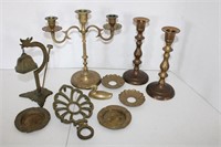 A Lot of Brassware (10 pcs)