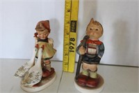 Pair of Hummel Figures.  Marked:  Germany