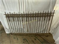 IRON FENCE SECTION