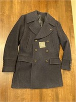 Spier & Mackay Double Breasted Wool Coat Sz 36