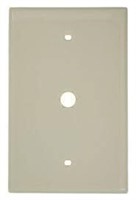 Leviton 40539-hma Almond F-Connector Plate 5 pack