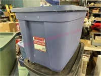 Blue tote w/ lid (20gal)