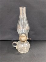 Clear Glass Oil Lamp with Fingerhold